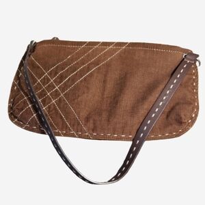 Gap Corduroy Purse  Shoulder Bag Brown Y2K Grungecore